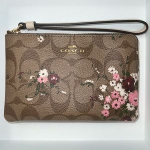 Coach Monogram Wristlet